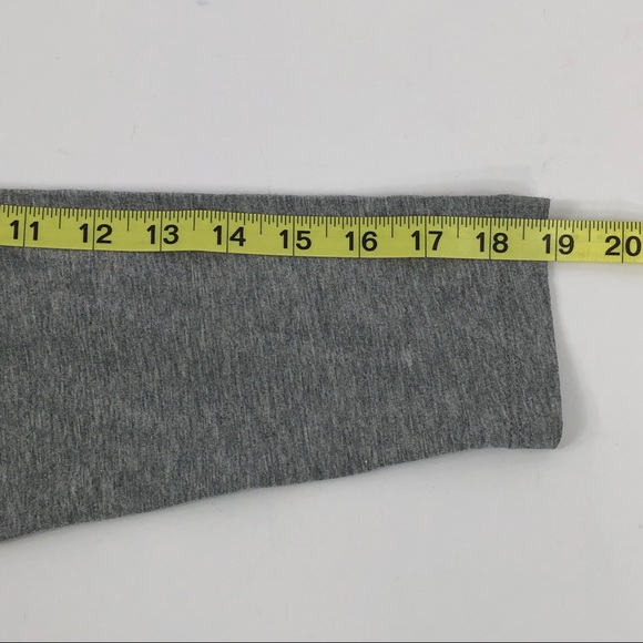 J. Crew Twist Hem Gray Cotton Long Sleeve Tee M - Picture 8 of 8